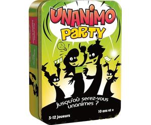 Asmodee - UNANIMO Party - Jeu d'Ambiance pour Adultes & Enfants dès 10ans | Jeu de Société Simple et Drôle - Soyez Unanimes - 200 Thèmes- 3 à 12 Joueurs - 20 Min - Version Française