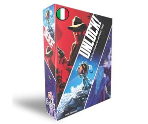 Asmodee Unlock! Extraordinary Adventures Jeu de société Escape Room | Jeu de société collaboratif et d'enquête avec application gratuite - 1 à 6 joueurs - 10+ ans - 60 minutes - édition italienne