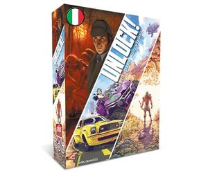 Asmodee - Unlock! : Legendary Adventures - Jeu de société avec App, Escape Room, 1-6 Joueurs, 10+ Ans, Edition en Italien