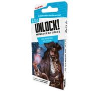 Asmodee - Unlock ! Miniaventures Les Secrets de la Pieuvre - Jeu de société d'évasion pour Adultes et familles - A partir de 10 Ans - De 1 à 6 Joueurs - 30-45 Minutes par Partie