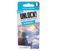 Asmodee - Unlock! Short Adventures 13 - La Scalata, Jeu de Table avec App, Escape Room, 1-6 Joueurs, 10+ Ans, Edition en Italien