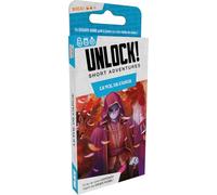Asmodee - Unlock! Short Adventures - Le Vol de l'Ange - Space Cowboys - Jeu d'enquête - Escape Game - Jeu coopératif dès 10 Ans - 1 à 6 Joueurs - 45 Min - en français