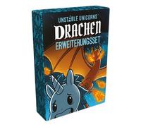 Asmodee Unstable Games Unstable Unicorns - Dragons Extension Jeu de Cartes - Jeu de Cartes - 2 à 8 Joueurs - À partir de 8 Ans - 30 à 60 Minutes - Allemand - Multicolore