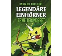 Asmodee Unstable Games, Unstable Unicorns - Licornes légendaires Extension Jeu de Cartes - 2 à 8 Joueurs - À partir de 8 Ans - 30 à 60 Minutes - Allemand - Multicolore