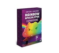 Asmodee, Unstable Unicorns : Rainbow Apocalypse, Expansion Jeu de Table, Edition en Italien
