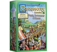 Z-Man Games | Carcassonne - Extension 8 Ponts, Forteresses & Bazars | Jeu de société | À partir de 7 Ans | 2 à 6 Joueurs