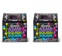 ASMR Cube sensoriel, 6 cm, ASMR : réponse méridienne Autonome, Les Perles colorées au Design Cube produisent Un crépitement agréable Lors de la Pression (Lot de 2)