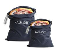 Asnews Sac à Linge Sale, Lot de 2 - Nylon Imperméable Sac, Pliables Sac à Linge Sale de Voyage, Laundry Bag Wet Dry Bag pour les Camps et Vacances