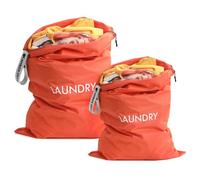 Asnews Sac à Linge Sale, Lot de 2 - Nylon Imperméable Sac, Pliables Sac à Linge Sale de Voyage, Laundry Bag Wet Dry Bag pour les Camps et Vacances