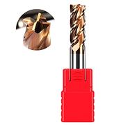 ASNOMY 1Pc forets à 4 cannelures tige droite End Mill Cutter - de 10 mm - HRC55 Fraise à Ensemble de droite carbure CNC pour perceuse - Ensemble d'outils pour aciers en alliage, acier trempé