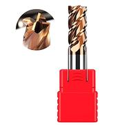 ASNOMY 1Pc forets à 4 cannelures tige droite End Mill Cutter - de 12 mm - HRC55 Fraise à Ensemble de droite carbure CNC pour perceuse - Ensemble d'outils pour aciers en alliage, acier trempé