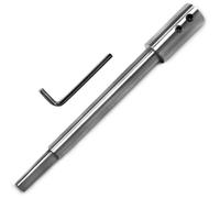 ASNOMY Rallonge extra longue de 170 mm pour foret Forstner avec tige de 3/8", tige d'extension pour des fraisages et des perforations particulièrement profonds
