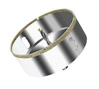 ASNOMY Scie cloche diamantée de 95 mm avec foret de centrage, foret diamanté pour verre avec revêtement diamant, couronne de forage creuse diamant pour verre, carrelage, céramique, marbre, granit
