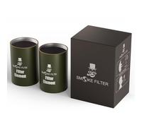 ASNTA (2.0) - Filtre à air personnel - Boîtier en métal durable, facile à transporter, avec cartouche remplaçable, adapté pour capturer la fumée et éliminer les odeurs, durable pour 500 fois