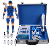 ASnwpaK Machine De ThéRapie à Ondes De Choc Ed, Masseur Musculaire, 7 TêTes De Massage, 12 Parties du Corps (Force RéGlable), Peut Soulager La Douleur/Massage Musculaire/Dysfonction éRectile