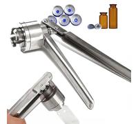 ASnwpaK Pince à Fermeture De Petites Bouteilles (Plastique Aluminium/Aluminium Pur), Pince à Expansion Manuelle 11mm - 20mm, Acier Inoxydable, pour Bouchons De Bouteilles/Pinces à Capsuler,B-11mm