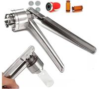 ASnwpaK Pince à Fermeture De Petites Bouteilles (Plastique Aluminium/Aluminium Pur), Pince à Expansion Manuelle 11mm - 20mm, Acier Inoxydable, pour Bouchons De Bouteilles/Pinces à Capsuler,A-15mm