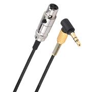 Asobilor AKG K702 Câble audio de rechange pour casque, mini XLR vers 3,5 mm, câble auxiliaire 1,2 m compatible avec Q701 K712 K240 K240S K271 MKII K175 K275 K182 K245 K553 MKII, son stéréo