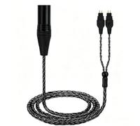 Asobilor Câble de rechange pour Sennheiser HD 600/650 - 4 broches XLR symétrique vers 2 broches - Compatible avec 660S 58X 6XX 580 565 - Noir - 2 m