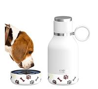 Asobu Bouteille Dog Bowl Blanc, 0.975 L