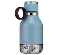 Asobu Bouteille Dog Bowl Bleu, 0.975 L