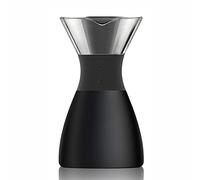 Asobu Cafetière pour-over PO300BLACK Acier inoxydable isolée 1 L Noir