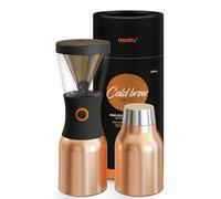 asobu Coldbrew Cafetière Portable à Froid avec Une Carafe en Acier de 40 onces avec Un Isolant en cuivre. (Copper)