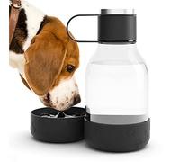 Asobu - Dog Bowl - Flasche aus Tritan avec Hundenapf 1,5 Liter Noir