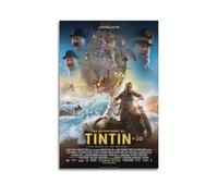ASODJFNF Poster du film The Adventures of Tintin - Impression sur toile - Décoration murale moderne pour chambre à coucher - 40 x 60 cm