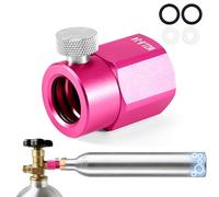 ASOFTY Adaptateur de recharge de CO2 compatible avec Duo, Crystal 3.0, Gala, Art, Terra, E-Duo Quick Connect CO2, bouteille de CO2 compacte, adaptateur de remplissage pour bouteille de CO2