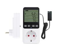 ASOFTY Contrôleur d'humidité Contrôleur de température Prise Hygrostat numérique Contrôleur d'humidité avec capteur, Regulateur de température et contrôleur d'humidité pour intérieur, serre, aquarium