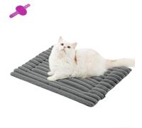 Asolla Self Warming Pet Bed, Asolla cat Bed, Self Warming Pet Mat Medium/Small Dogs, Reflects Body Heat, Machine Washable, Thermal Pets Pad Crate Blanket, for Feral And Indoor Cat (Gray,61*45cm)