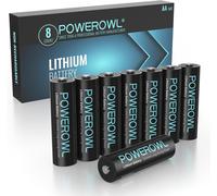 ASON-Aa Piles Au Lithium 8 Pièces Haute Capacité Longue Durée 1,5 V Aa Pour Appareils High-Tech (Non Rechargeables)
