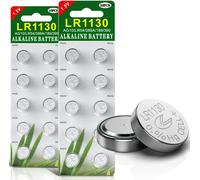 ASON-Paquet De 20 Piles Bouton Alcaline De La Pile Lr1130 Ag10