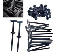 ASOUUNLD 150 Pièces Serre Cable Attache Autobloquante, Attaches Câbles Universelles Autobloquantes Collier de Serrage Plastique avec Rivets en Plastique pour Réparation Automobile et Usage Quotidien