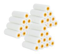 ASOUUNLD 30 PCS Mini Manchons de Rouleaux de Peinture en Mousse Haute Densité 10CM Mini Rouleaux Mousse Bords Droits Rouleau à Peinture Mousse Superfine pour Peindre Les Murs, Les Armoires