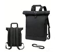ASOUUNLD Sac à Dos Roll Top Etanche, Sac a Dos Etanche pour Femmes et Hommes Sac à Dos pour Ordinateur Portable 15 Pouces, Sac a Dos Extensible de 18 à 22 Litres pour Travail, Voyage, École, Loisirs