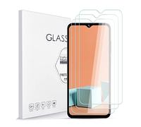 Asoway Protecteur D'écran pour Doogee N40 Pro [3 pièces] de Haute Qualité 9H en Verre Trempé Résistant à la Rayure Protecteur D'écran Convivial Anti-Bulles Facile à Installer Support 3D