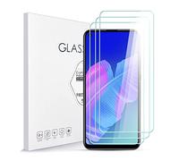 Asoway Protecteur D'écran pour Huawei P40 Lite E [3 pièces] de Haute Qualité 9H en Verre Trempé Résistant à la Rayure Protecteur D'écran Convivial Anti-Bulles Facile à Installer Support 3D