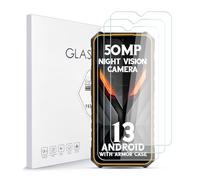 Asoway Verre Trempé pour Ulefone Armor X13 Film Protection écran HD Ultra Transparent Dureté 9H Glass[3 pièces], Ultra Résistant, Anti Rayures, Anti-Bulles Facile à Installer