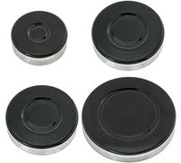 Aspares Kit de brûleur à gaz avec couronne et bouchon de flamme pour cuisinière Nardi pour four Lamona (petit, 2 moyen, grand)