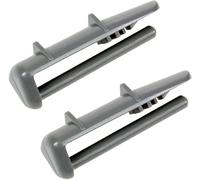 Aspares Lot de 2 clips de fixation pour rail arrière de lave-vaisselle BEKO DE2542FS DE2542FW