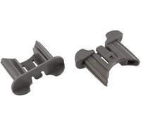Aspares® Lot de 2 embouts de rail pour panier lave-vaisselle Beko