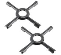 Aspares Lot de 2 plaques de cuisson à gaz universelles compatibles avec Flavel Small 130 mm
