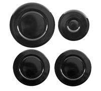 Aspares Lot de 4 bouchons de flamme pour cuisinière, four, gaz, plaque de cuisson rapide, couronne pour Diplomat