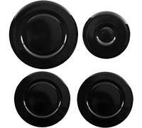Aspares Lot de 4 cache-moyeux pour cuisinière à gaz Hotpoint Lamona