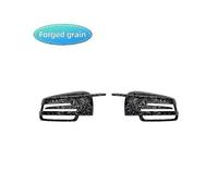 (Aspect carbone forgé) 2 coques de rechange pour rétroviseurs avec motif fibre de carbone compatibles