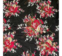 Aspect esthétique de l'imprimé ethnique caractéristique sur textile en coton doux, parfait pour diverses utilisations créatives (022)