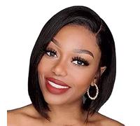 Aspect naturel Perruques synthétiques Coupe de cheveux droite Pour coiffer Accessoire de cheveux populaire pour les femmes Quotidien Vêtements Cosplay Extensions de cheveux