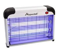 ASPECTEK Lampe UV Tue-Mouche Électrique 20W - Piège Électrique Intérieur Anti Insectes Volants, Moustiques, Guêpes, Moucherons, sans Produits Chimiques, 2 Ampoules de Rechange